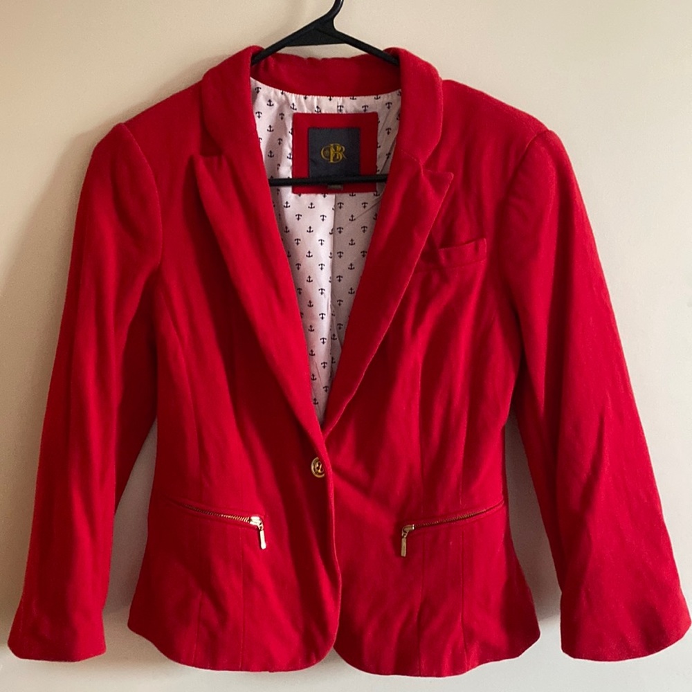 Red blazer